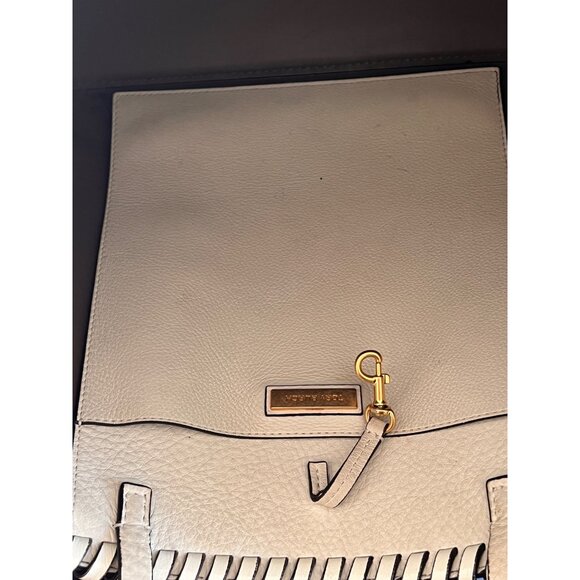 Authentic Tory Burch Winter White Leather Mcgraw Shoulder Bag - Picture 8 of 10